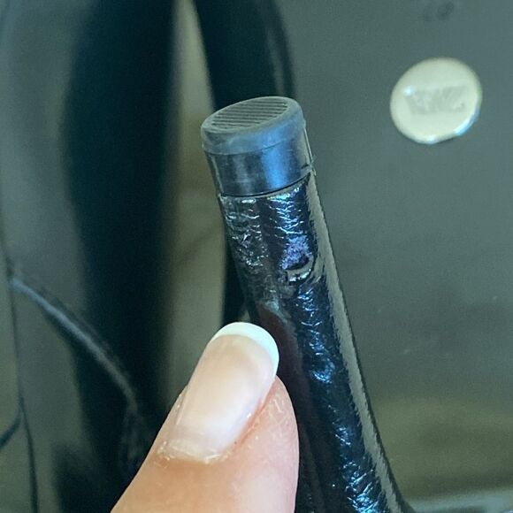 NWOT Zara Black Ankle Boots Spike Studded Toe Stiletto Heels - Picture 14 of 14